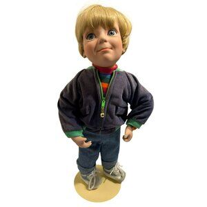 Danbury Mint Patrick Porcelain Doll By Elke Hutchens 14" 1992 With COA